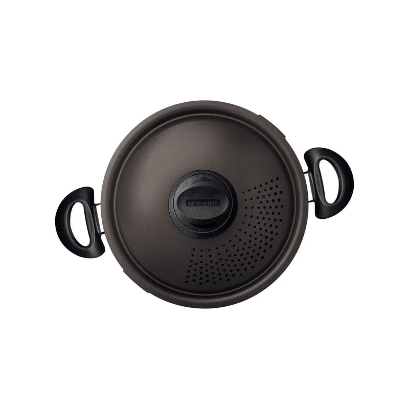 ترامونتينا Tramontina Paris Aluminum Pasta Cooker with Interior and Exterior Starflon Max Lead Nonstick Coating with Aluminum Lid, 24 cm 7,2 L